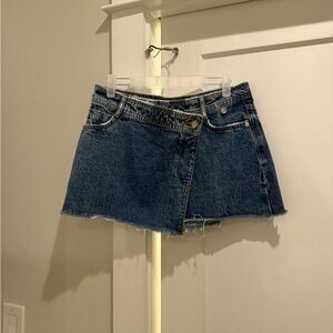 Zara Blue Denim Skirt